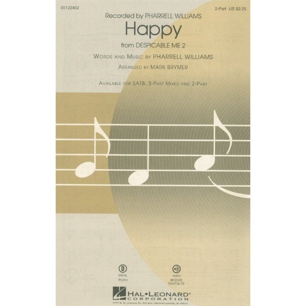 Williams Happy (Brymer) 2pt Chor