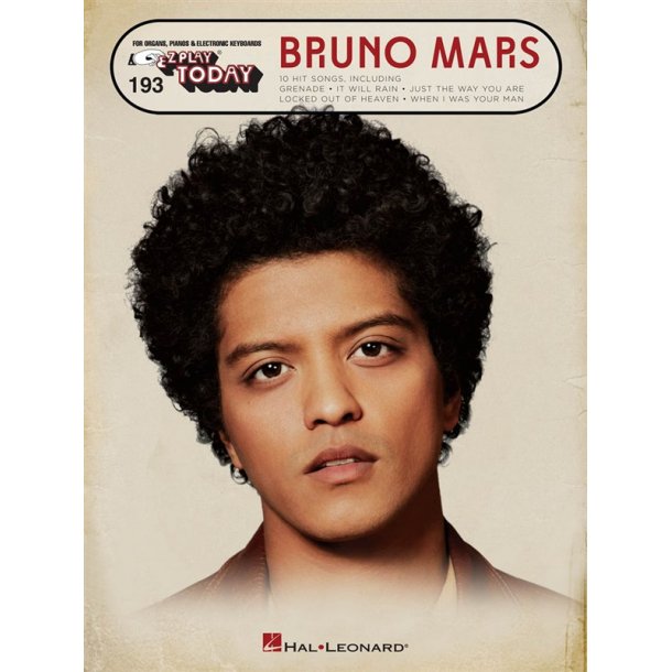 E-Z Play Today Vol. 193: Bruno Mars