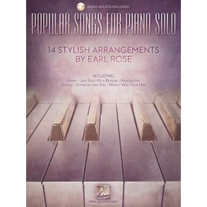 Popular Songs For Piano Solo – 14 Stylish Arrangements By Earl Rose