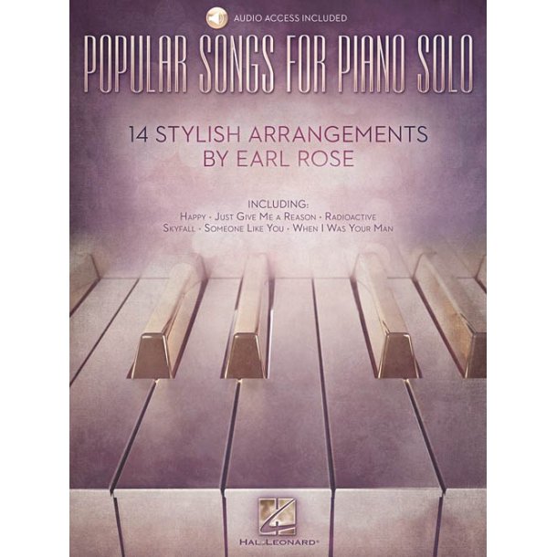 Popular Songs For Piano Solo &ndash; 14 Stylish Arrangements By Earl Rose