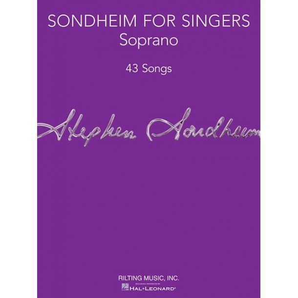 Sondheim For Singers: Soprano