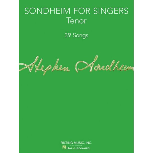 Sondheim For Singers: Tenor