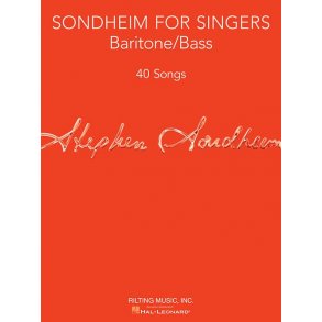 Sondheim For Singers: Baritone/Bass