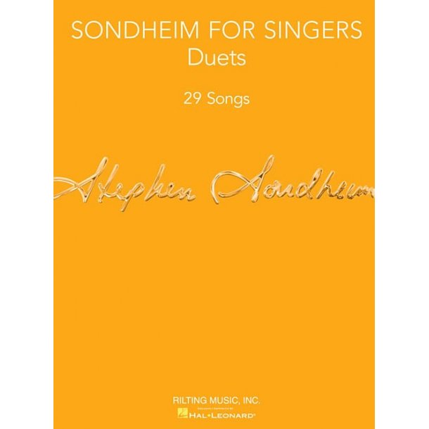 Sondheim For Singers: Duets