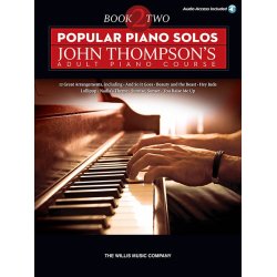 Popular Piano Solos: John Thompson's Adult Piano Course - Book 2 (Book/Online Audio)