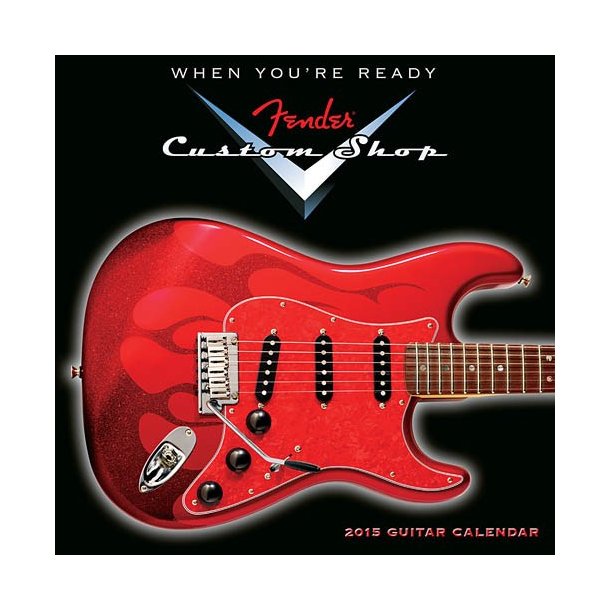Fender Custom Shop: 2015 Mini Wall Calendar