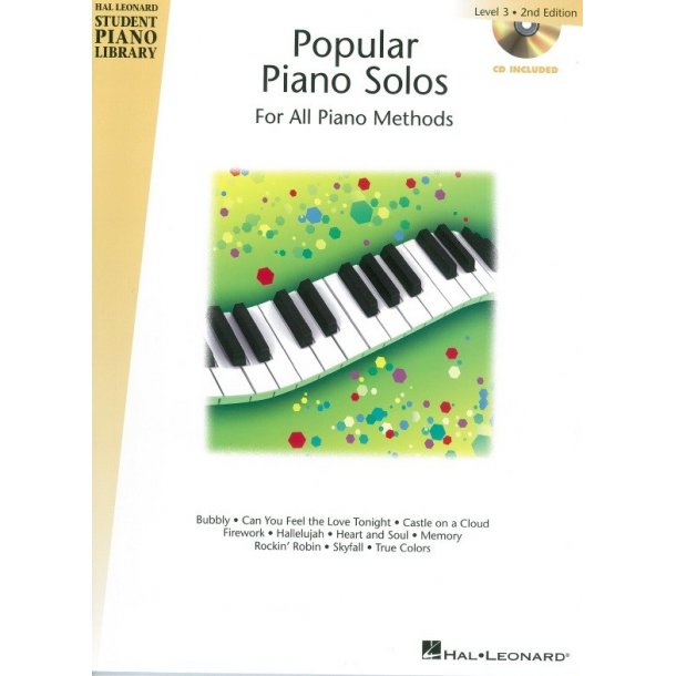 Hal Leonard Student Piano Library: Popular Piano Solos 2nd Edition &ndash; Level 3 (Book/CD)