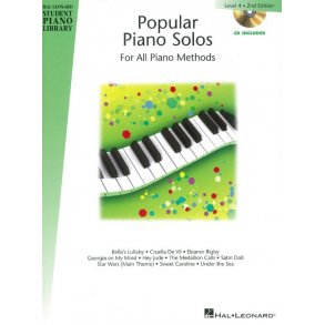 Hal Leonard Student Piano Library: Popular Piano Solos 2nd Edition – Level 4 (Book/CD)