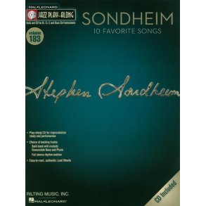 Jazz Play-Along Volume 183: Sondheim - 10 Favorite Songs (Book/CD)