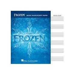 Frozen: Music Manuscript Paper - Wide Staff (32 Pages)