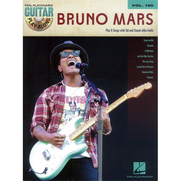Bruno Mars Guitar Play - Along Volume 180