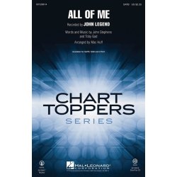 Legend John All Of Me (Arr Huff Mac) Satb Choral