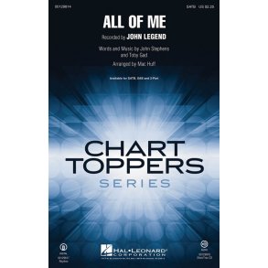 Legend John All Of Me (Arr Huff Mac) Satb Choral