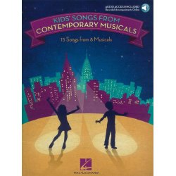 Kids' Songs From Contemporary Musicals (Book/Online Audio)