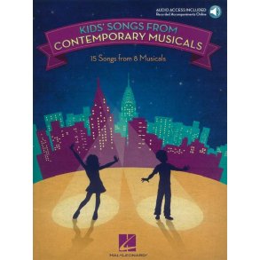 Kids' Songs From Contemporary Musicals (Book/Online Audio)