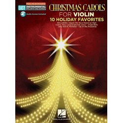 Violin Easy Instrumental Play-Along: Christmas Carols (Book/Online Audio)