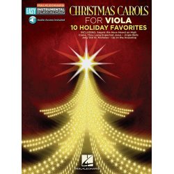 Viola Easy Instrumental Play-Along: Christmas Carols (Book/Online Audio)