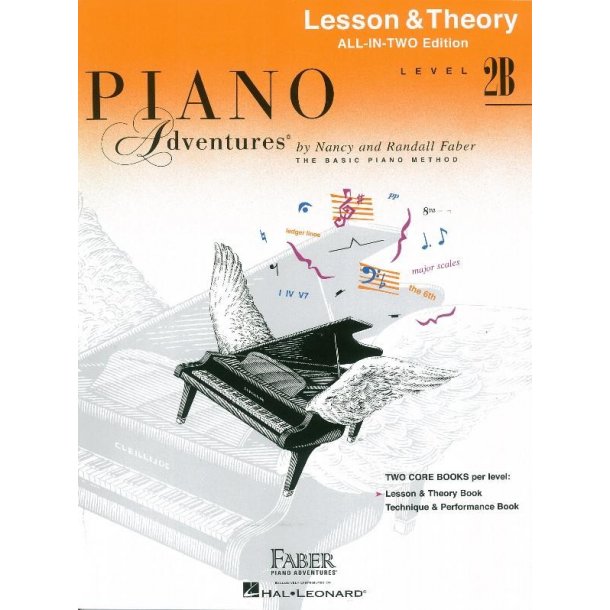 Faber Piano Adventures: Level 2B Lesson And Theory Book - International Anglicized Edition