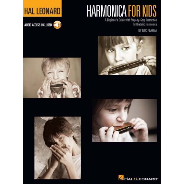 Harmonica For Kids: A Beginner's Guide With Step-by-Step Instruction For Diatonic Harmonica (Book/Online Audio)