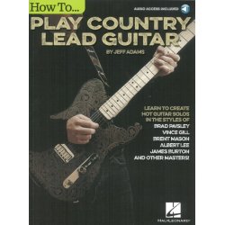 Jeff Adams: How To Play Country Lead Guitar (Book/Online Audio)