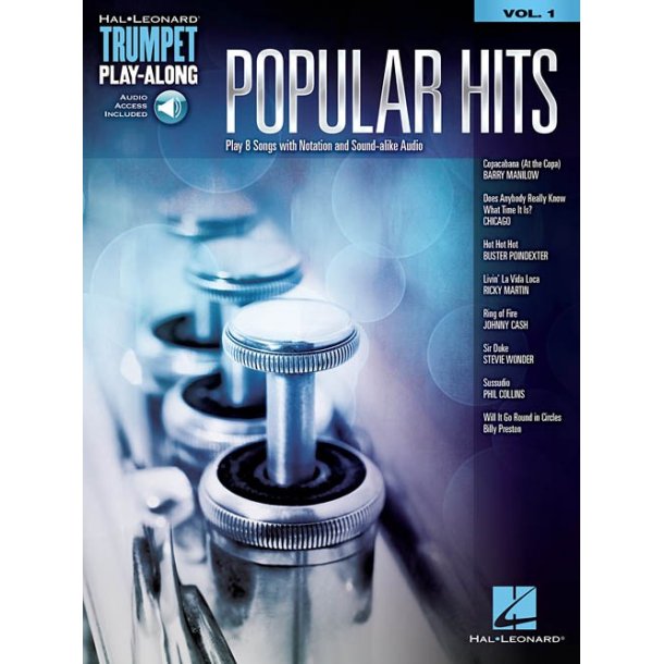 Popular Hits: Trumpet Play-Along Volume 1 (Book/Online Audio)