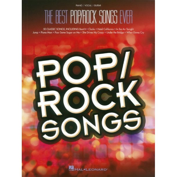 The Best Pop/Rock Songs Ever (PVG)