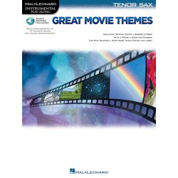 Instrumental Play-Along: Great Movie Themes - Tenor Saxophone (Book/Online Audio)