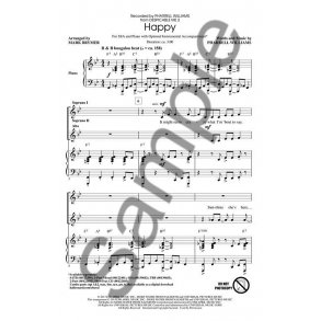 Williams Pharrell Happy From Despicable Me 2 (Brymer Mark) Ssa Choral