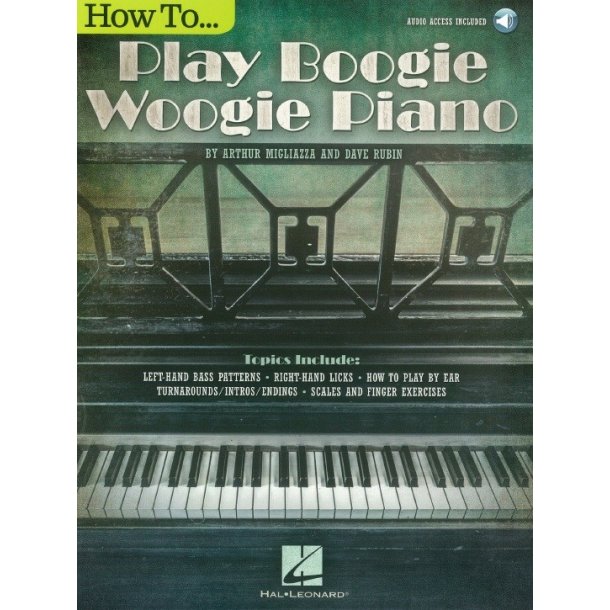 How To Play Boogie Woogie Piano (Book/Online Audio)