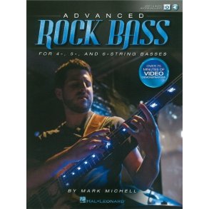 Mark Michell: Advanced Rock Bass - For 4-, 5- And 6-String Basses (Book/Online Audio)