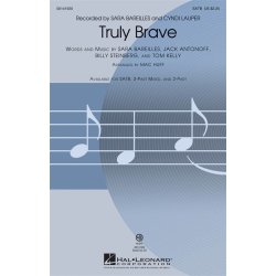 Bareilles And Lauper: Truly Brave (SATB Songbook)