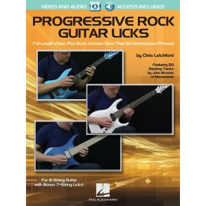 Chris Letchford: Progressive Rock Guitar Licks (Book/Online Audio)