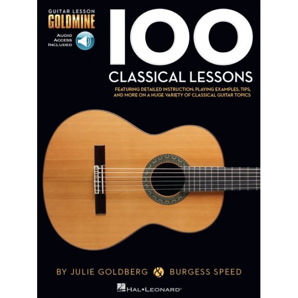 Guitar Lesson Goldmine: 100 Classical Lessons (Book/Online Audio)