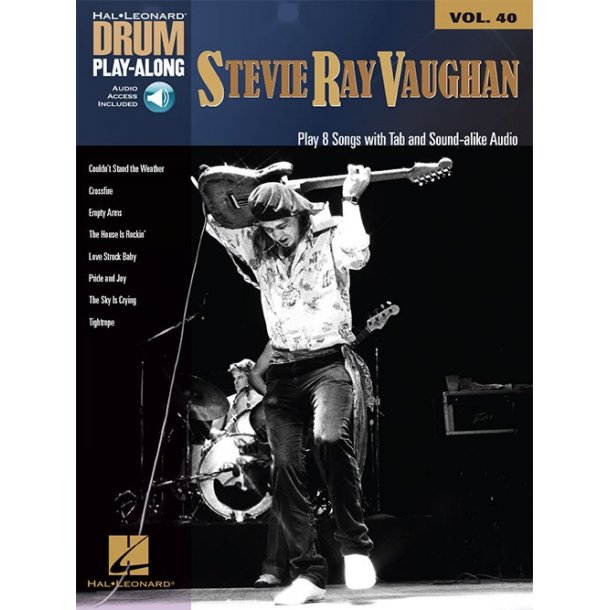 Drum Play-Along Volume 40: Stevie Ray Vaughan (Book/Online Audio)