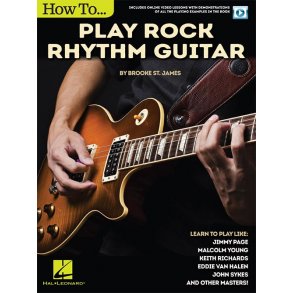 Brooke St. James: How To Play Rock Rhythm Guitar (Book/Online Video)