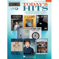 Piano Play-Along Volume 132: Today's Hits (Book/Online Audio)