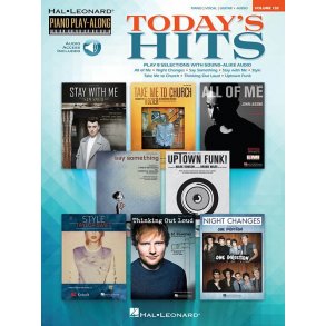 Piano Play-Along Volume 132: Today's Hits (Book/Online Audio)