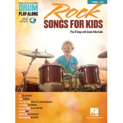 Drum Play-Along Volume 41: Rock Songs For Kids (Book/Online Audio)