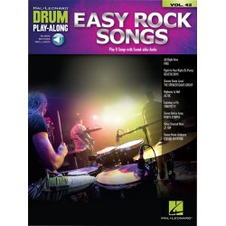 Drum Play-Along Volume 42: Easy Rock Songs (Book/Online Audio)
