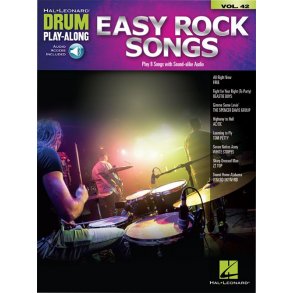 Drum Play-Along Volume 42: Easy Rock Songs (Book/Online Audio)