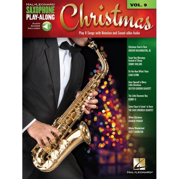 Saxophone Play-Along Volume 9: Christmas (Book/Online Audio)
