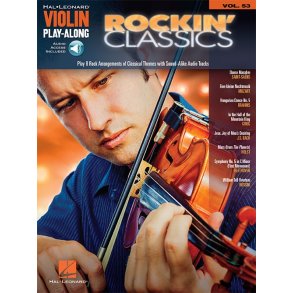 Violin Play-Along Volume 53: Rockin' Classics (Book/Online Audio)