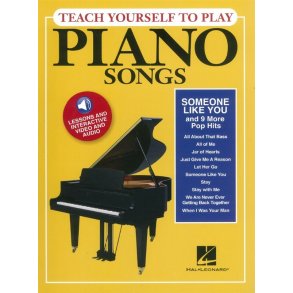 Teach Yourself To Play Piano Songs: Someone Like You And 9 More Pop Hits (Book/Online Media)