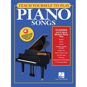 Teach Yourself To Play Piano Songs: Clocks And 9 More Modern Rock Hits (Book/Online Media)