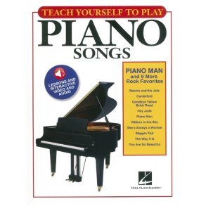Teach Yourself To Play Piano Songs: Piano Man And 9 More Rock Favorites (Book/Online Media)