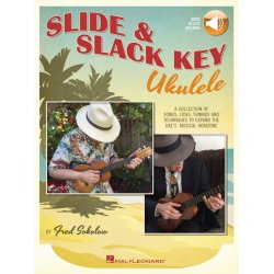 Fred Sokolow: Slide & Slack Key Ukulele (Book/Online Audio)