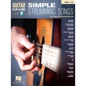 Guitar Play-Along Volume 74: Simple Strumming Songs (Book/Online Audio)