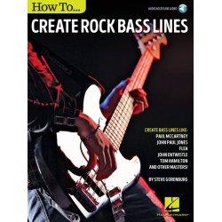 Steve Gorenburg: How To Create Rock Bass Lines (Book/Online Audio)