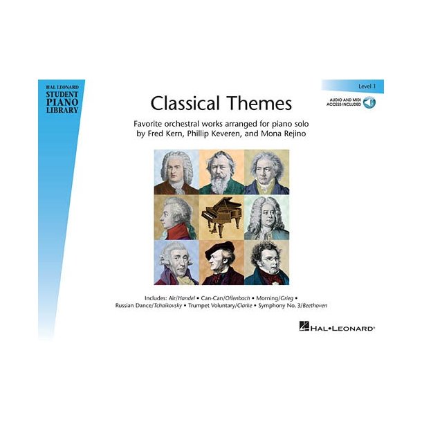 Hal Leonard Student Piano Library: Classical Themes &ndash; Level 1 (Book/Online Audio)