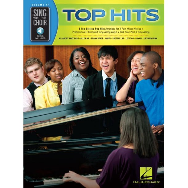 Sing With The Choir Volume 17: Top Hits (Book/Online Audio)